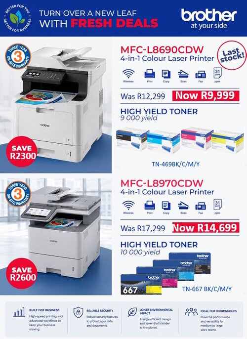 Brother Colour Laser promo August 2026
