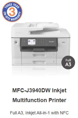 MFC-J3940DW Inkjet Multifunction Printer