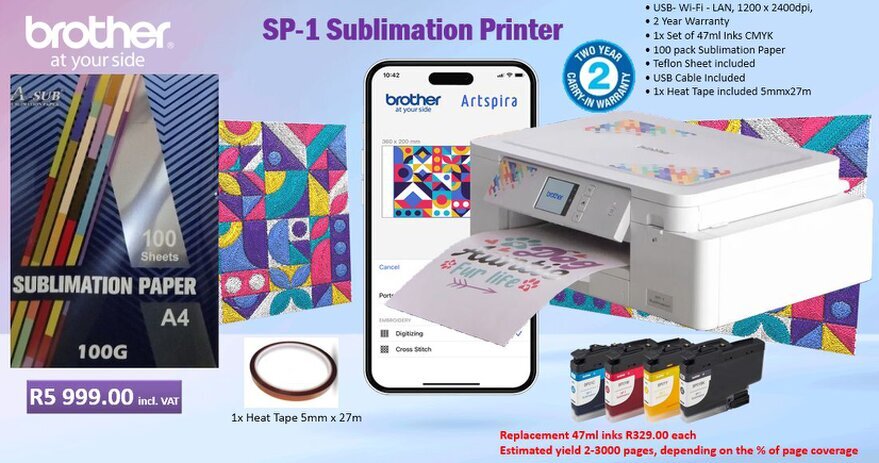 Brother SP1 Sublimation Printer.jpg Brother SP1 Sublimation Printer.jpg