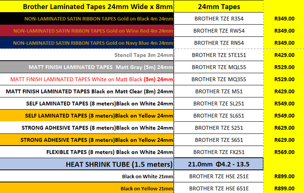 Brother TZE Tapes_24mm_2026 Brother TZE Tapes_24mm_2026